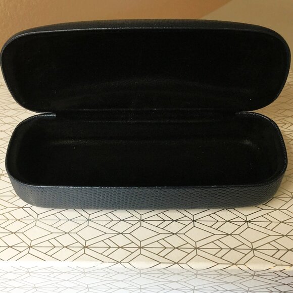 𝐁𝐑𝐎𝐎𝐊𝐒 𝐁𝐑𝐎𝐓𝐇𝐄𝐑𝐒 🐑 Navy Blue Hardshell Eyeglass Sunglass Case - Picture 3 of 7